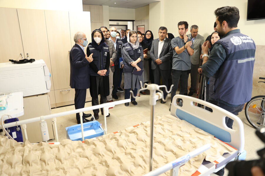 افتتاح اتاق ایزولاسیون استاندارد در مرکز توانبخشی و مراقبتی کهریزک استان البرز