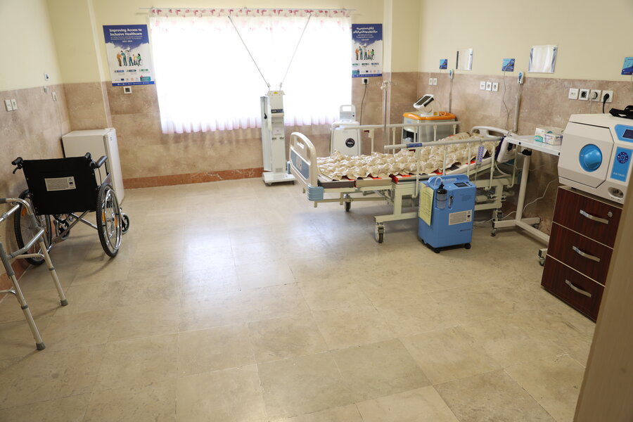 افتتاح اتاق ایزولاسیون استاندارد در مرکز توانبخشی و مراقبتی شبانه روزی بهزیستی کهریزک استان البرز