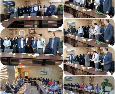 تقدیر و تبریک دکتر جوادی مدیرکل از رئیس و پرسنل اداره