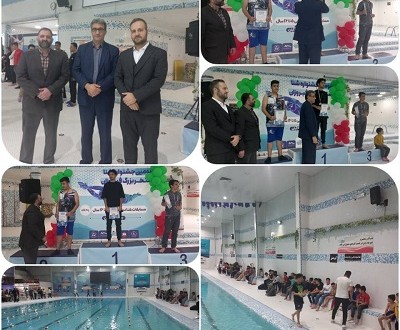 سومین دوره جشنواره شنای پسران به میزبانی استخر فیروزان بخش قلعه نو