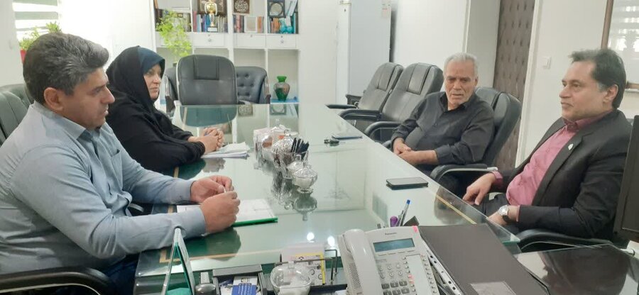 ندای کهریزک| دیدار مدیر آسایشگاه خیریه کهریزک با مدیر بهزیستی شهرستان ری 