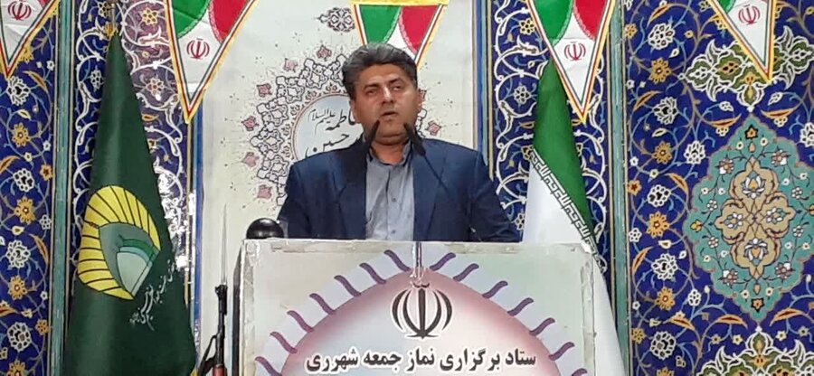ندای کهریزک | گزارش تصویری| سخنرانی قبل از نماز جمعه مدیر و معاون پشتیبانی بهزیستی شهرستان