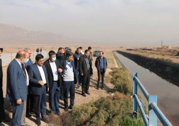 حضور میدانی فرماندار ویژه شهرستان ری در محل حادثه کانال انتقال آب ری ورامین