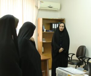دیدار مشاور فرماندار و مسئول کمیسیون بانوان و خانواده فرمانداری ویژه شهرستان ری با بانوان شاغل در بخشداری کهریزک