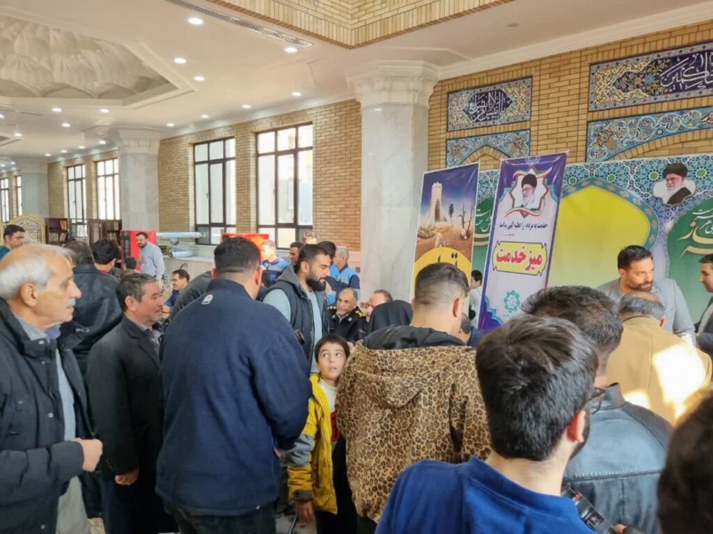 photo 2024 01 20 08 41 45 | برگزاری نماز عبادی سیاسی جمعه و میز خدمت با حضور مسئولین بخش کهریزک