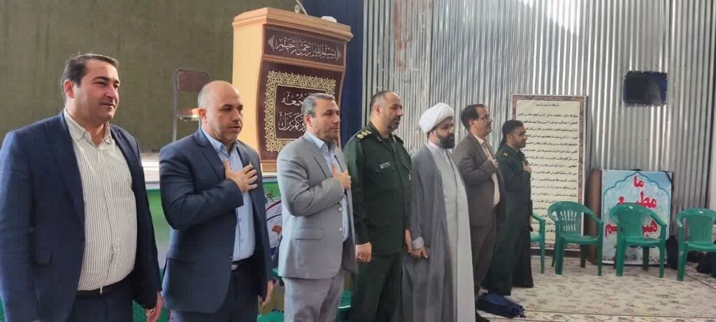 photo 2024 01 23 08 39 50 | برگزاری جشن عبادت در مصلی نمازجمعه باقرشهر