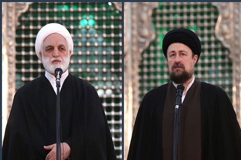 آیت الله سید حسن خمینی: امام برای تحجر زدایی از مقدس مآب ها نترسید/ امام راه را از مسیر دلهای مردم پیش برد/ محسنی اژه ای: اگر امروز آوازه ایران در جهان پیچیده است آثار اخلاص و قیام امام(ره) با همراهی امت بود