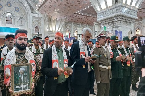 آیین غبارروبی و عطرافشانی مرقد امام خمینی برگزار شد