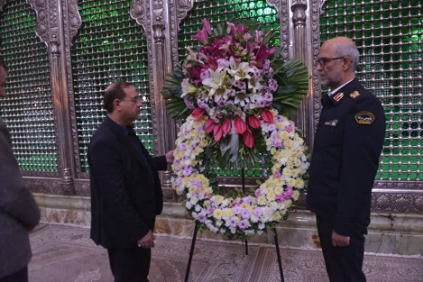 ادای احترام مستشار وزیر کشور عراق به بنیانگذارجمهوری اسلامی ایران