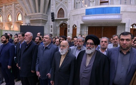 تجدید میثاق استاندار، فرمانداران، مدیران و ائمه جمعه تهران با آرمان های حضرت امام خمینی (س)