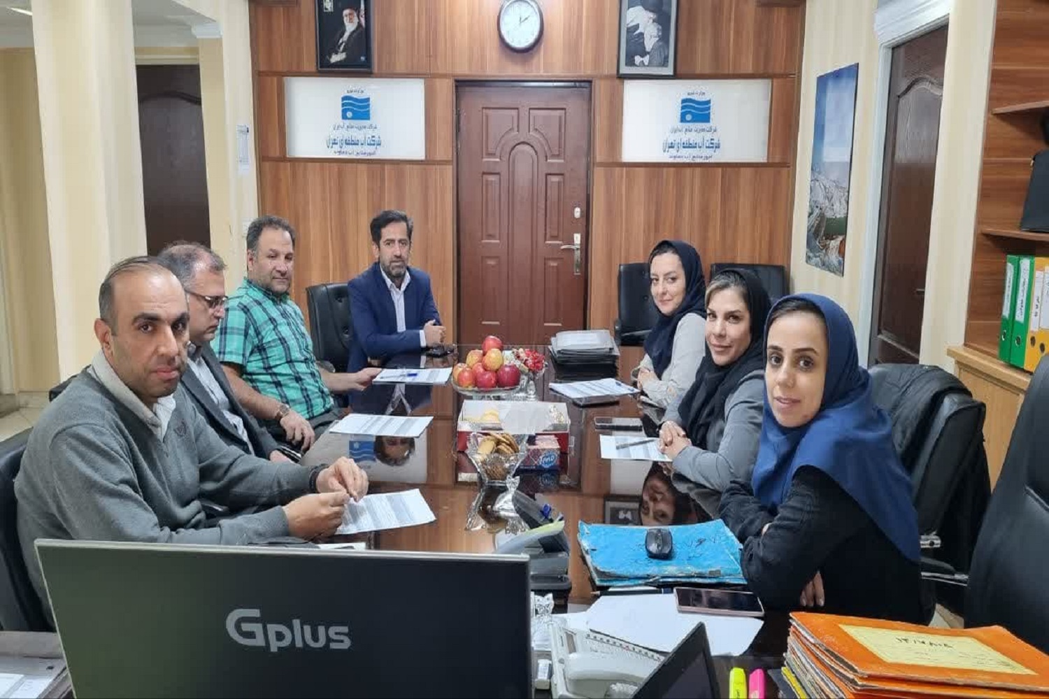 جلسه کمیته مدیریت منابع آب در محل امور منابع آب دماوند برگزار شد