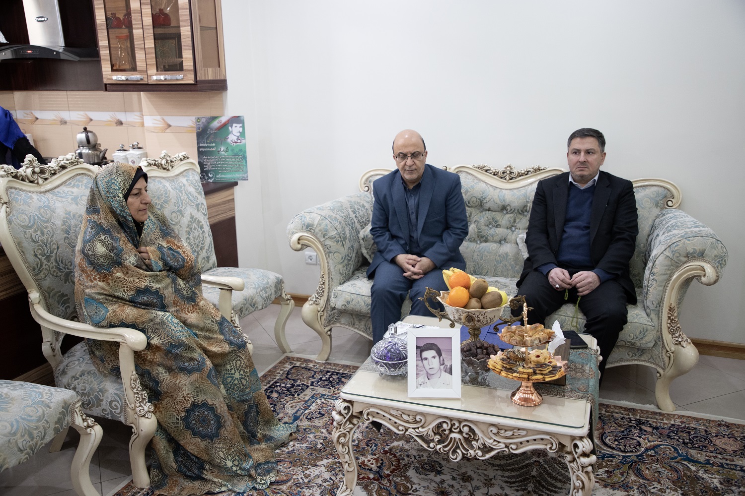 دیدار با خانواده شهید غلامرضا مغانکی