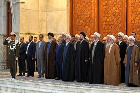 رئیس قوه قضائیه و مسئولان عالی قضایی با آرمان‌های حضرت امام خمینی (س) تجدید میثاق کردند