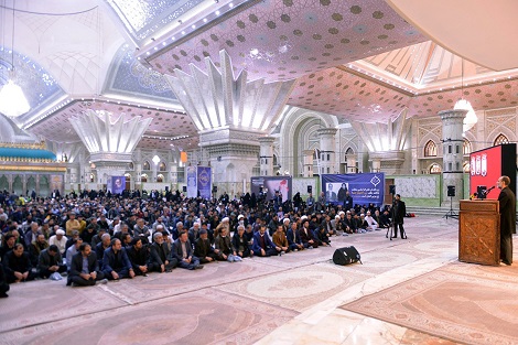 مراسم گرامیداشت شهدای مهاجر افغانسانی حادثه تروریستی کرمان در حرم امام خمینی (س)