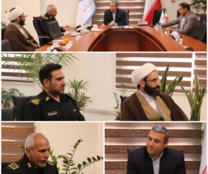 دیدار امیر دریادار دوم نیسی با سرپرست بخشداری کهریزک