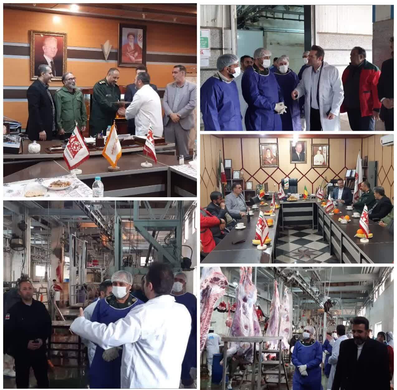 بازدید فرمانده سپاه ناحیه حضرت روح الله(ره) جنوب شهرستان ری از حوزه بسیج کارگری شهید برونسی