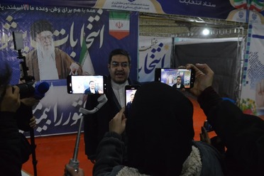 بازدید معاون استاندار تهران و خبرنگاران از ستاد انتخابات شهرستان ری