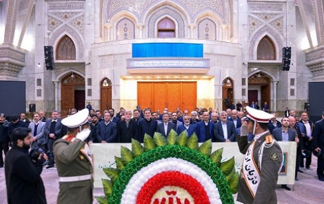 تجدید میثاق رئیس، معاونان و کارکنان ستاد اجرایی فرمان حضرت امام با آرمان های بنیانگذار جمهوری اسلامی