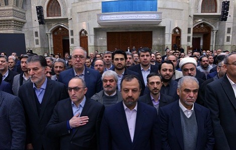 تجدید میثاق وزیر، مدیران و کارکنان وزارت اقتصاد با آرمان‌های امام خمینی (س)