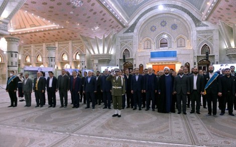 تجدید میثاق کارکنان بانک دی و دانشگاهیان دانشگاه آزاد  با آرمان های امام خمینی(س)