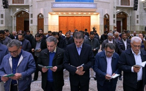 تجدید میثاق  کارکنان شرکت پالایش نفت تهران ، مدیران شرکت پست با آرمان های امام خمینی(س)