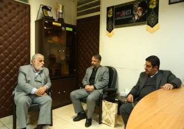 دیدار فرماندار شهرستان ری با رئیس بنیاد شهید و امور ایثارگران بمناسبت هفته بزرگداشت شهدا