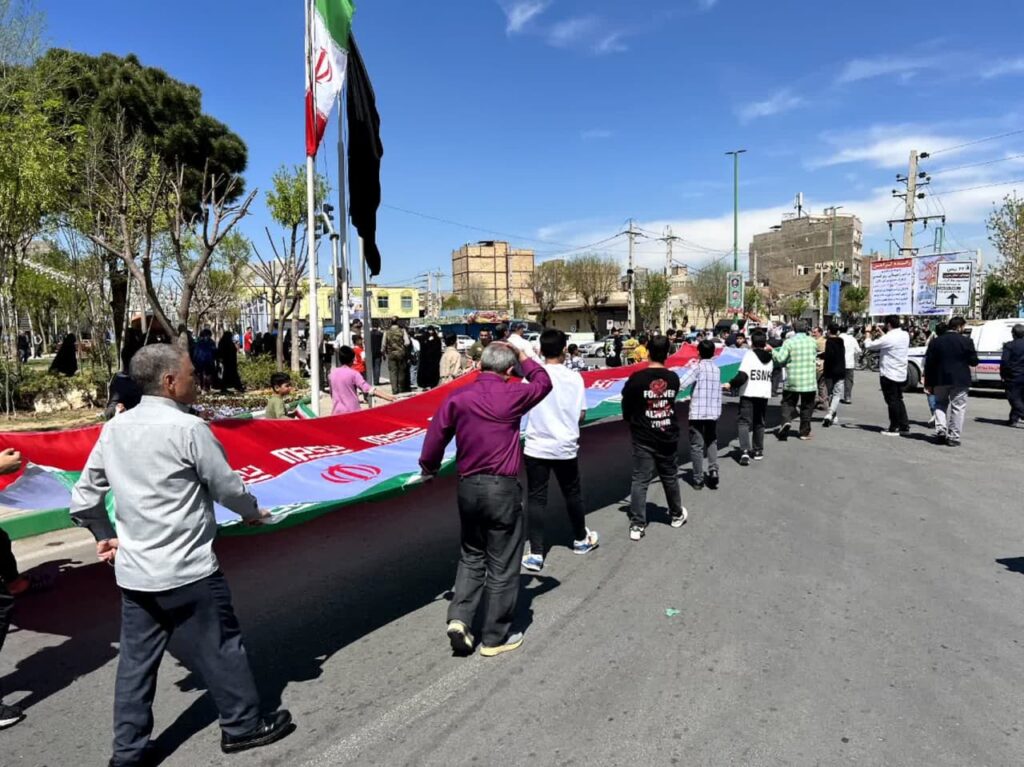 photo 2024 04 22 09 42 35 | برگزاری راهپیمایی روز جهانی قدس در بخش کهریزک