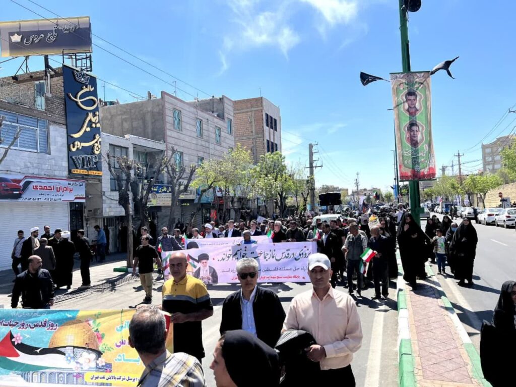 photo 2024 04 22 09 43 05 | برگزاری راهپیمایی روز جهانی قدس در بخش کهریزک