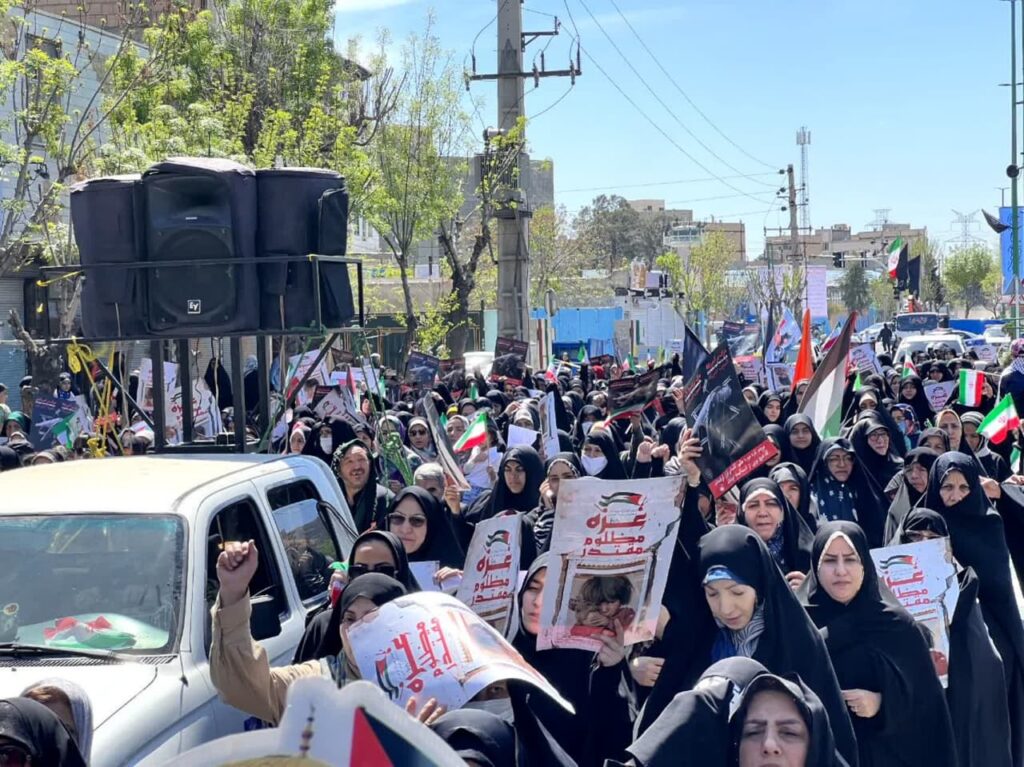 photo 2024 04 22 09 42 40 | برگزاری راهپیمایی روز جهانی قدس در بخش کهریزک
