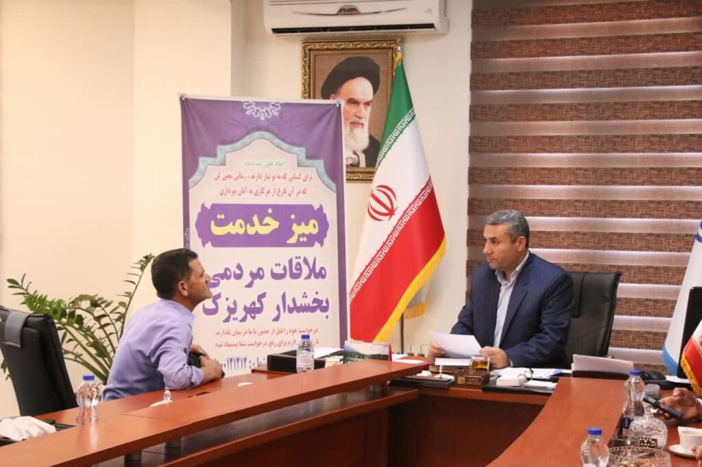 photo 2024 04 23 13 13 35 | برگزاری ملاقات مردمی سرپرست بخشداری کهریزک با شهروندان و روستاییان