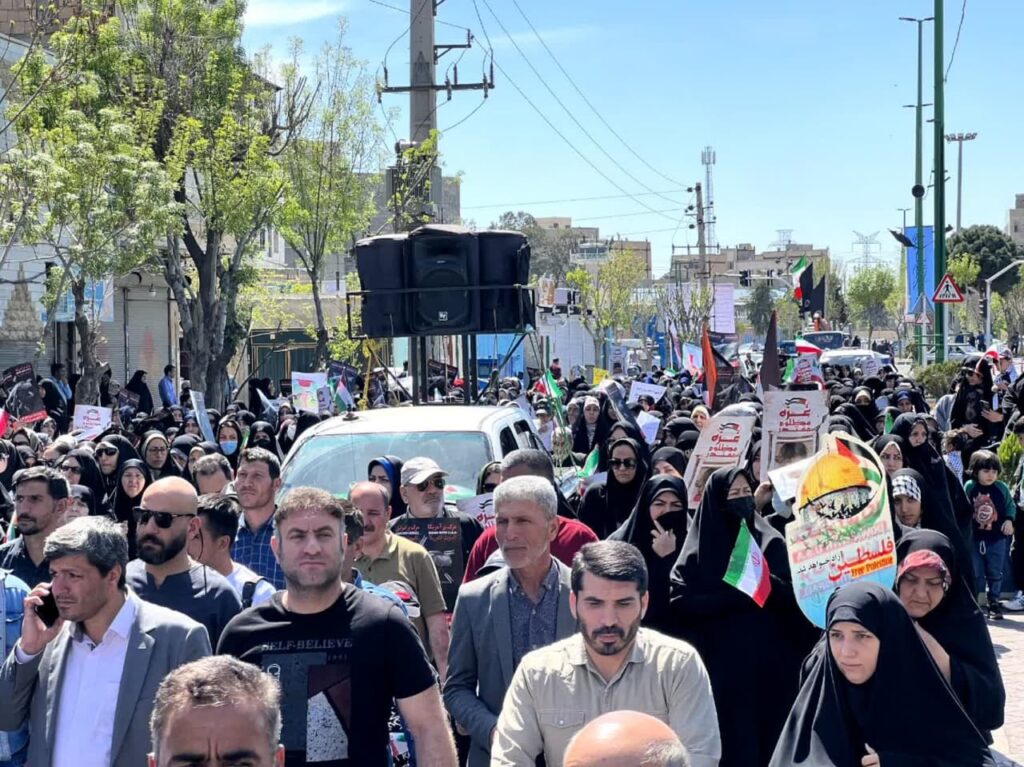 photo 2024 04 22 09 42 55 | برگزاری راهپیمایی روز جهانی قدس در بخش کهریزک