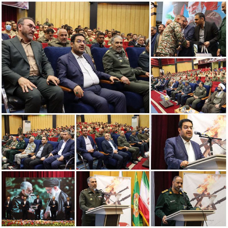 آئین تجلیل از فرماندهان و نیروهای پادگان‌ها و مراکز نظامی وابسته به ارتش قهرمان جمهوری اسلامی ایران مستقر در سطح شهرستا…