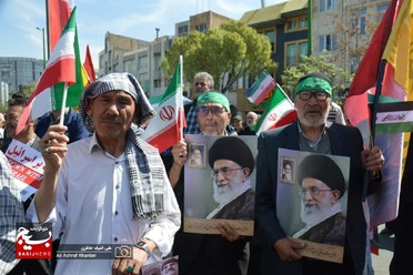 آخرین مراسم راهپیمایی روز جهانی قدس در شهرستان ری برگزار شد / شمارش معکوس برای محو رژیم صهیونیستی آغاز شد