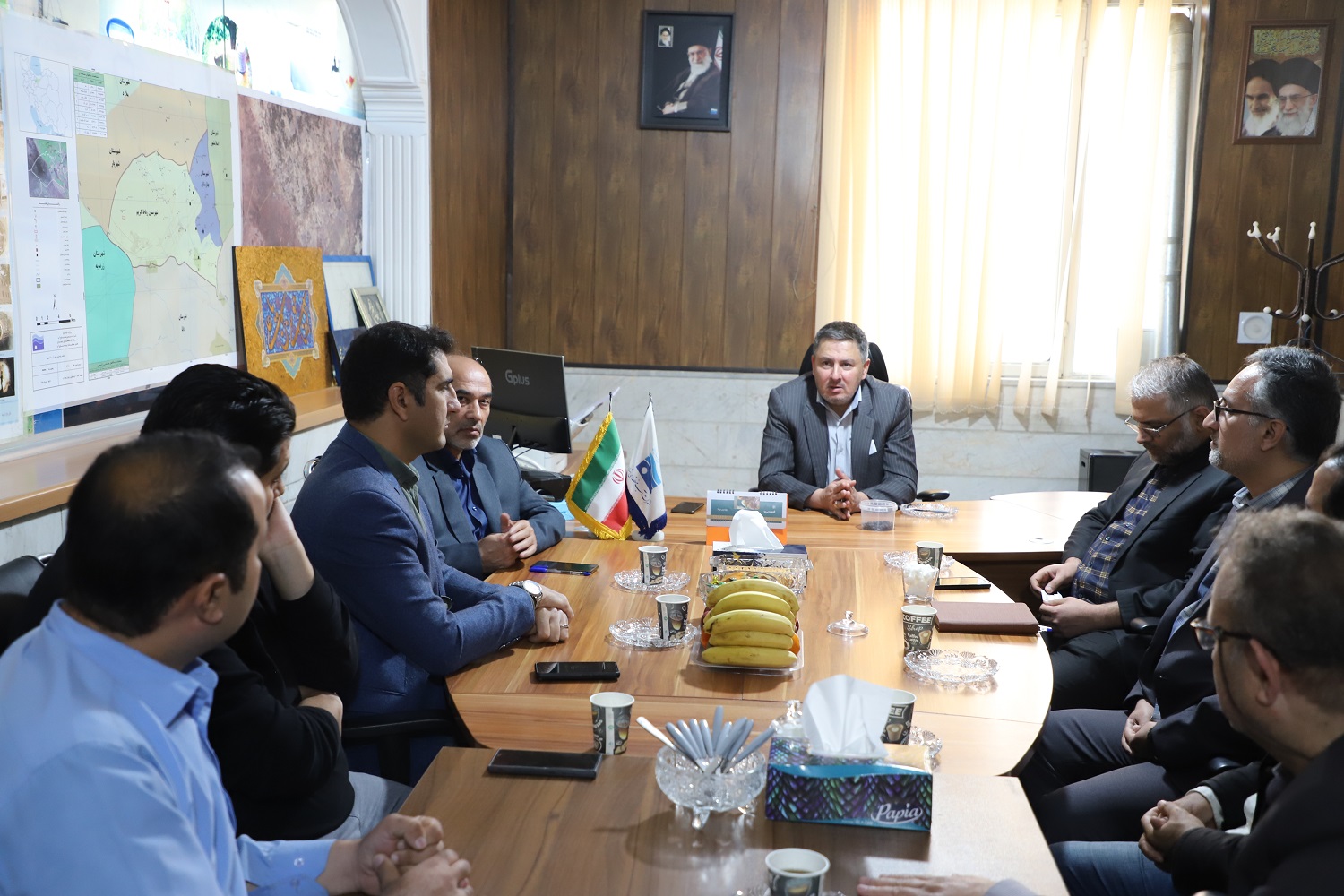 آیین تکریم و معارفه سرپرست جدید امور منابع آب رباط کریم و بهارستان برگزار شد