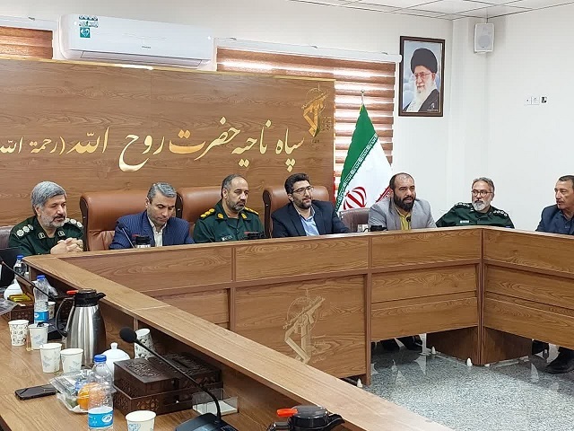 جلسه هم اندیشی سپاه ناحيه حضرت روح‌الله(ره) با مسئولین جنوب شهرستان ری