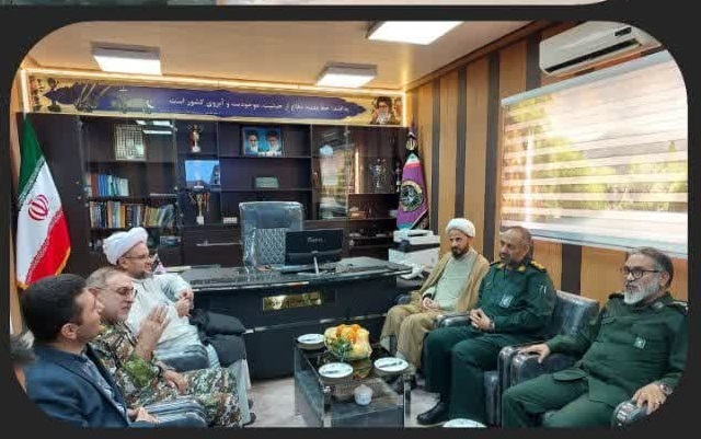 دیدار سرهنگ شهیری، با فرمانده  گروه پدافند هوایی واکنش سریع شهید ستاری ارتش