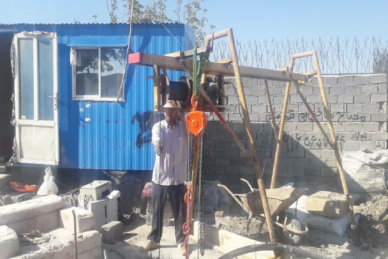 شناسایی 7 حلقه چاه غیر مجاز/ توقیف یک دستگاه بالابر برقی