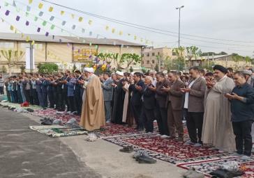 نماز عید سعید فطر در جوار بارگاه حضرت عبدالعظیم «ع» اقامه شد