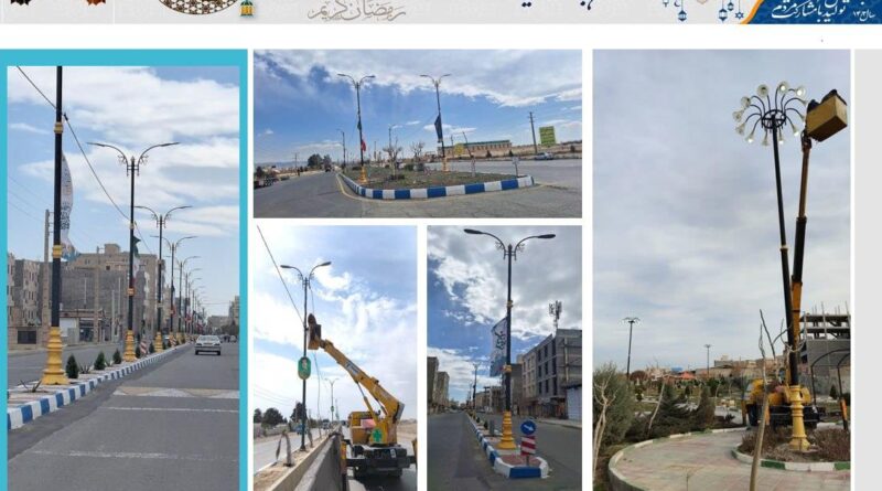 هزینه 54 میلیارد ریالی شهرداری حسن آباد در روشنایی معابر شهر