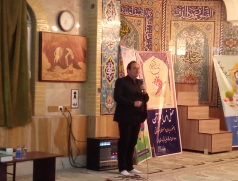 کرج | مراسم محفل انس با قرآن وضیافت افطاری در مرکز نگهداری کهریزک کرج برگزار شد