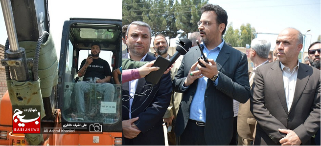 بزرگ ترین پروژه عمرانی در احمد آباد کهریزک کلید خورد