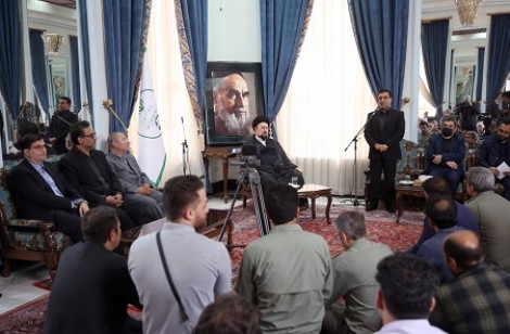 دیدار رئیس، معاونان و کارکنان سازمان حفاظت محیط زیست با آیت الله سید حسن خمینی