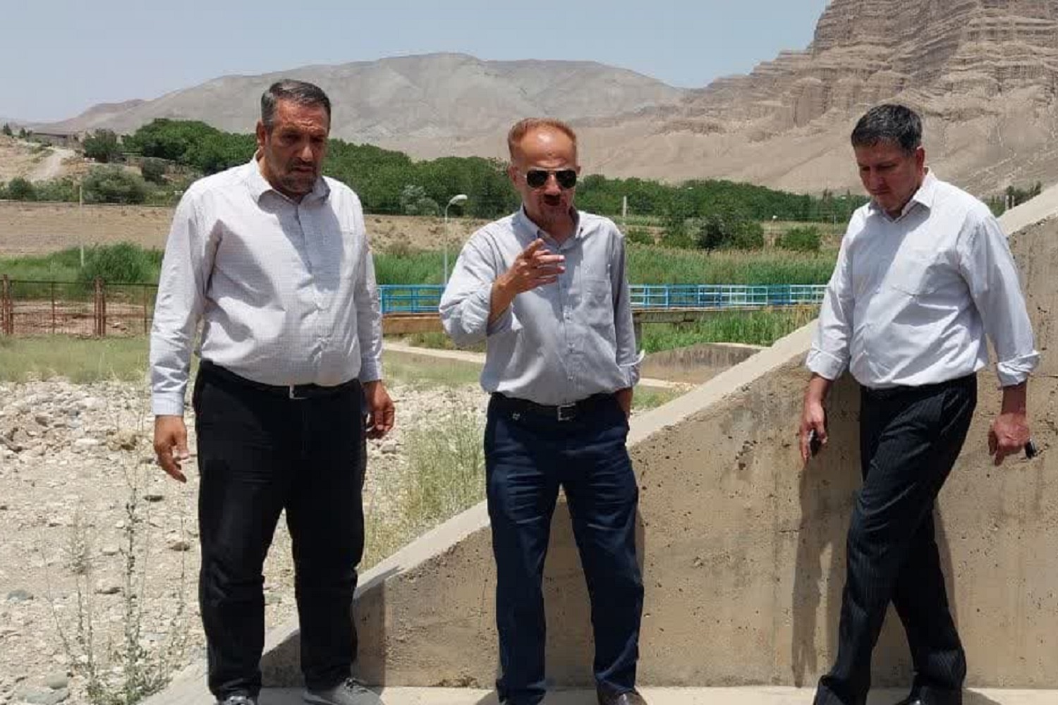 بازدید سرپرست معاونت حفاظت و بهره برداری شرکت از منطقه حبله رود فیروزکوه