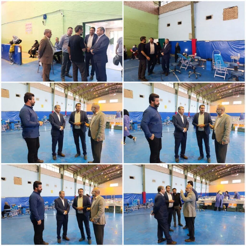 بازدید حسین گراوند بخشدار کهریزک به همراه محمد رضا معینی رئیس شورای اسلامی بخش کهریزک و اکبر علی بیگی رئیس شورای اسلامی روستای تورقوز آباد  از ارائه خدمات دندان پزشکی گروه جهادی رهروان مهدی (عجل الله تعالی فرجه الشریف)