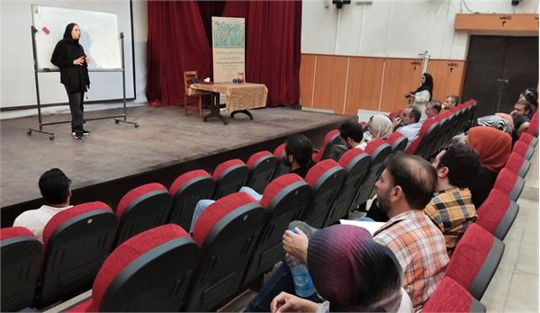 حضور لیلی عاج نویسنده و کارگردان تئاتر و سینما در شهرری
