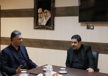 دیدار شهردار باقرشهر با فرماندار ویژه شهرستان ری بمناسبت فرارسیدن هفته دولت