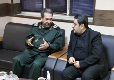 دیدار فرمانده سپاه حضرت سیدالشهداء «ع» استان تهران با فرماندار ویژه شهرستان ری