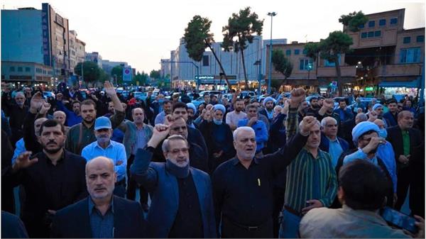 اجتماع بزرگ مردم شهرری در محکومیت جنایات رژیم صهیونیستی