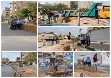 اجرای پروژه توسعه شبکه فاضلاب کهریزک