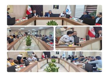 برگزاری جلسه مانور دورمیزی به مناسبت نکوداشت هفته پدافندغیرعامل